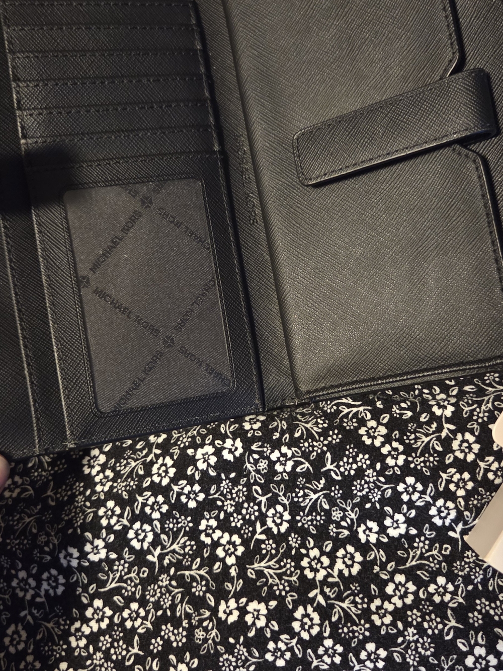 Michael Kors Black Saffiano Leather Wallet